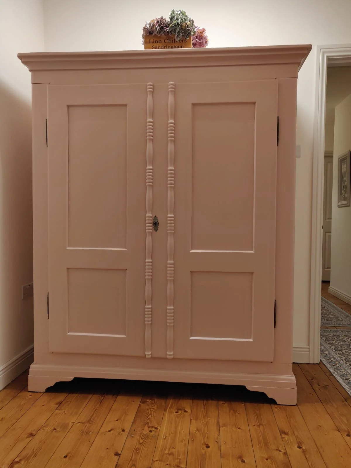 Painted on sale pine wardrobe